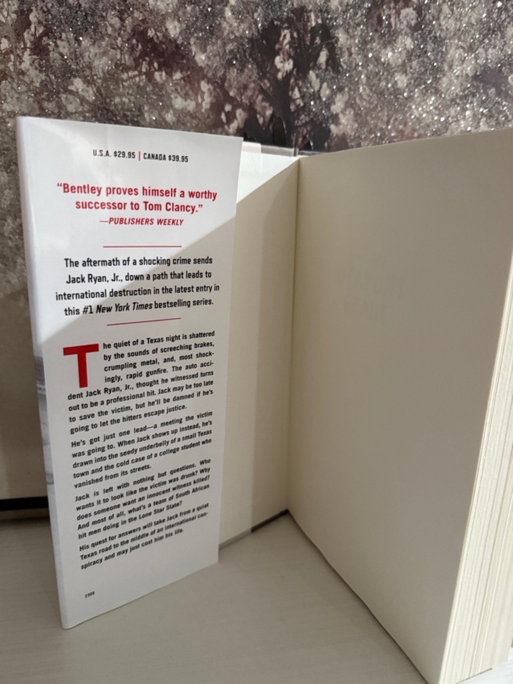 Tom Clancy "Weapons Grade" Hardcover Book - White & Red - Picture 3 of 3